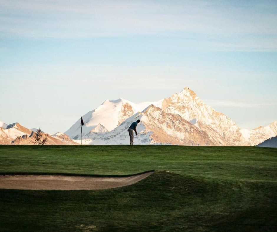 Au Bon Coeur L Golf 5Min L Vue L 4 Pers Lägenhet Crans-Montana Exteriör bild