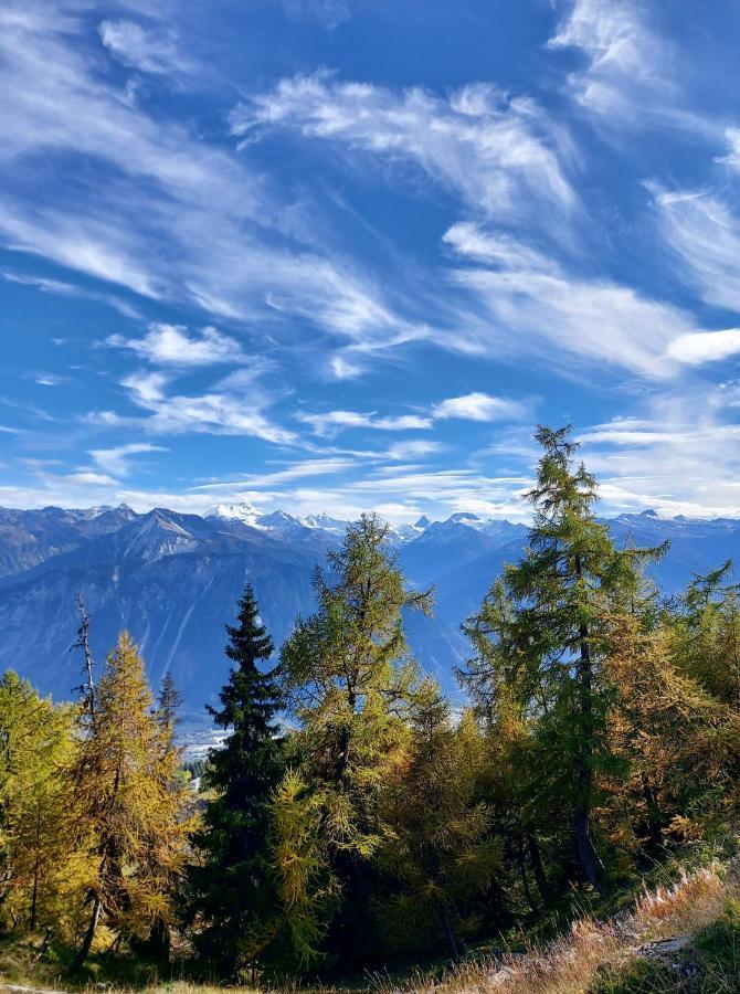 Au Bon Coeur L Golf 5Min L Vue L 4 Pers Lägenhet Crans-Montana Exteriör bild